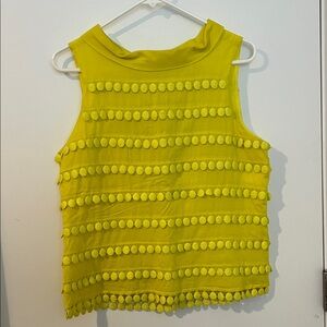 J. Crew Bright Yellow Cotton Top